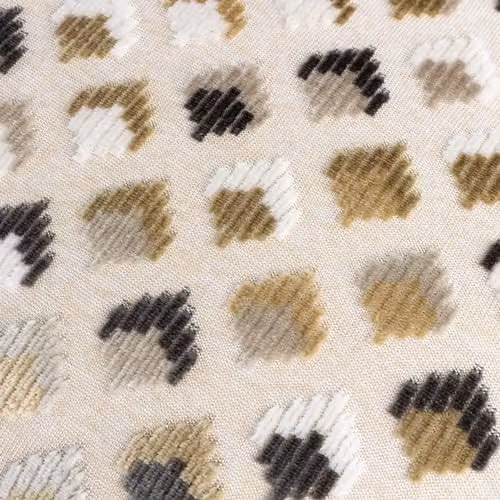 Paoletti Lexington Geometric Velvet Cushion in Beige, W: 60 cm, H: 40 cm – 2