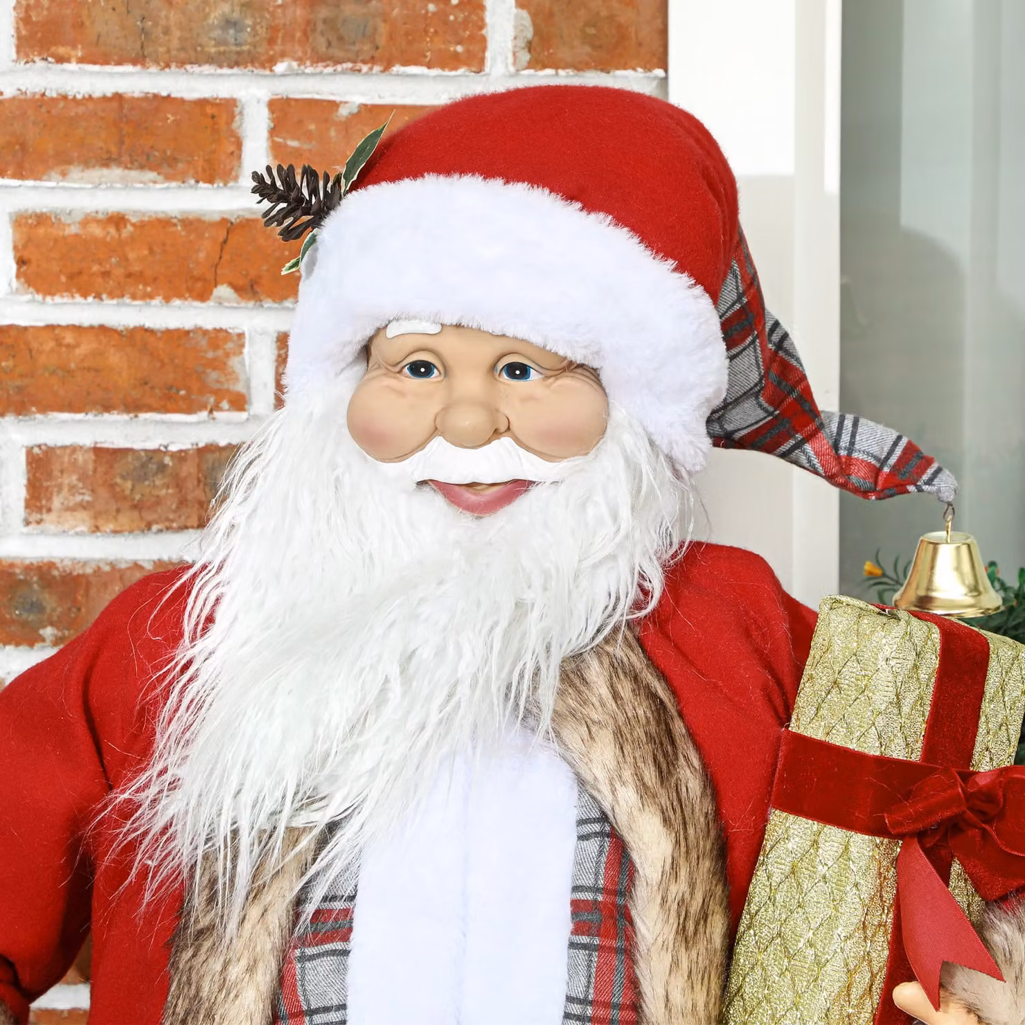 HOMCOM 120cm Animated Red Santa Claus Christmas Figure with Sound – 7