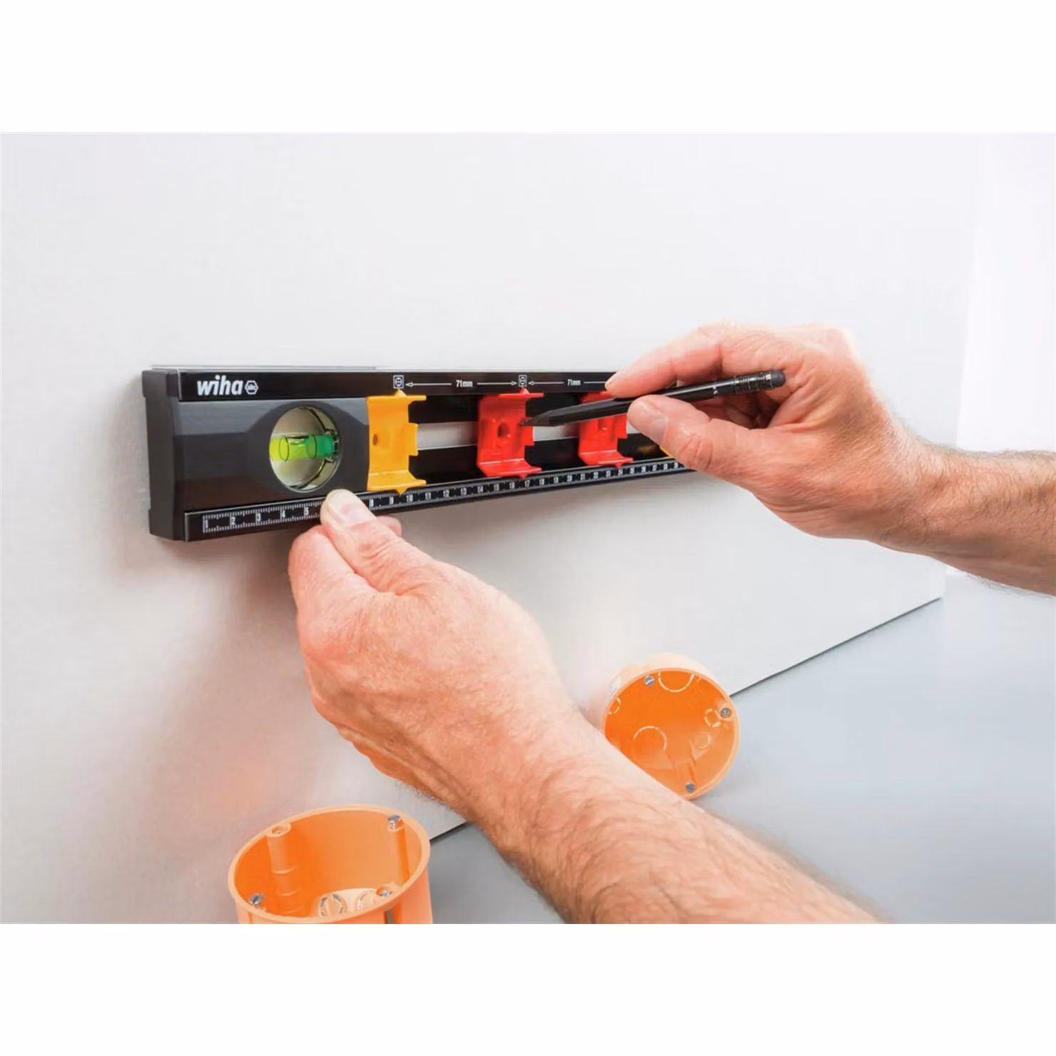 Wiha Multicolour Electrician's Spirit Level, 40 cm – 2