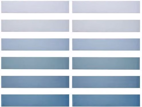 Living and Home 12pcs Cool Gradient Self-Adhesive PVC Stair Riser Stickers, Multicolour/Blue, W: 18 cm, L: 100 cm – 1