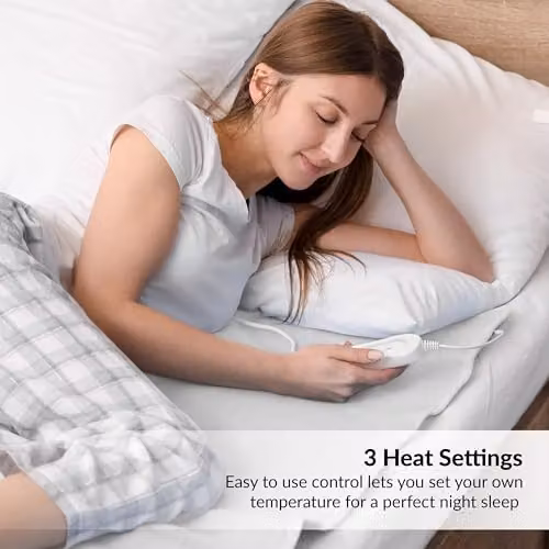 Bauer Professional 39080 Electric Heated Under Blanket in White, W/D/H: 200 x 150 x 150 cm – 3