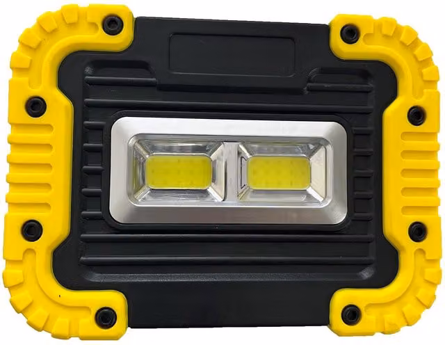 EURO MARKETING MANUFACTURING Mag Brite Wireless LED Work Light with Magnetic Base in Black and Yellow