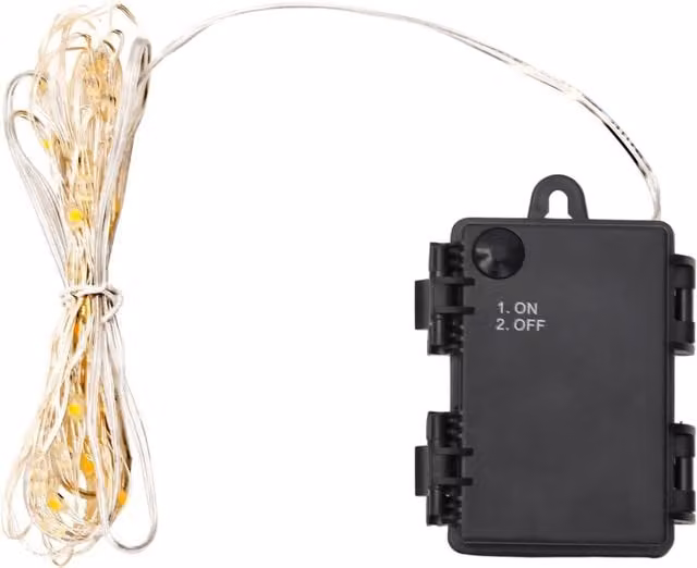 Berkfield Home Multicolour LED String Lights with 66 LEDs and Fan, 660 cm, Black