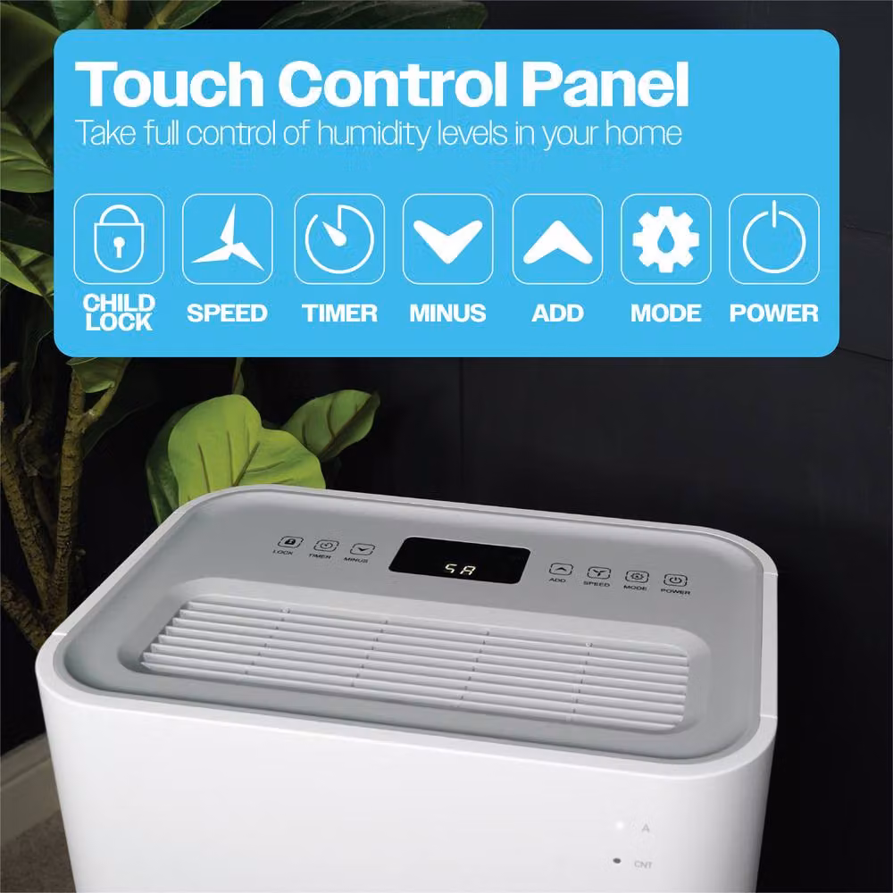 Prem-i-Air Air 20L Compressor Dehumidifier in White – 2