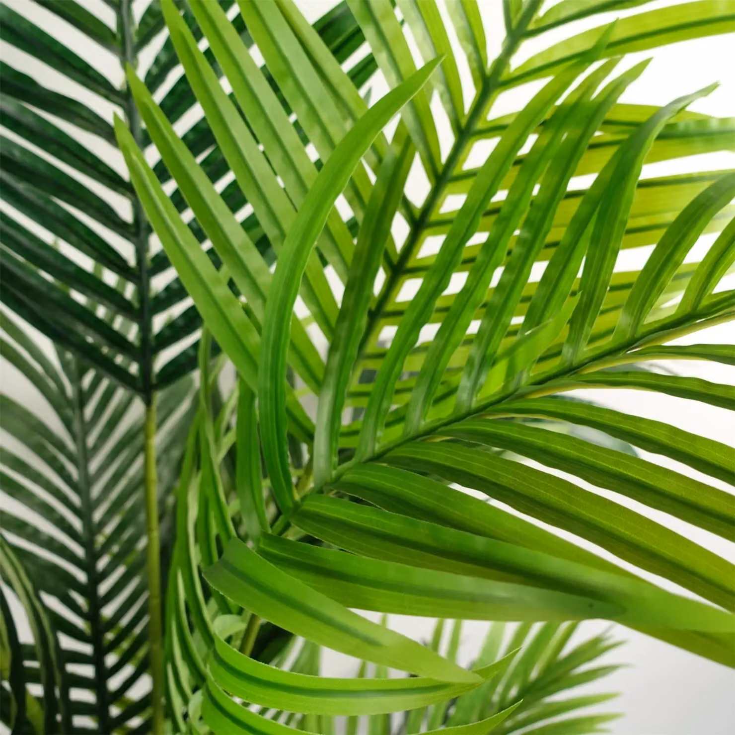 Leaf Extra Large 180cm Artificial Palm Tree in a Green Copper Planter – 3