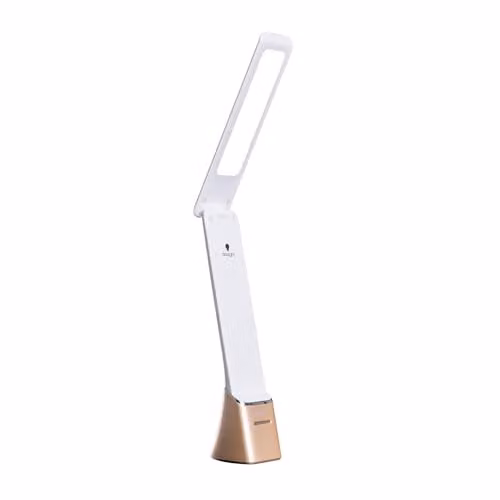Daylight Company Smart Go Portable LED Task Lamp, White, Rechargeable and Dimmable with 95+ CRI – 1