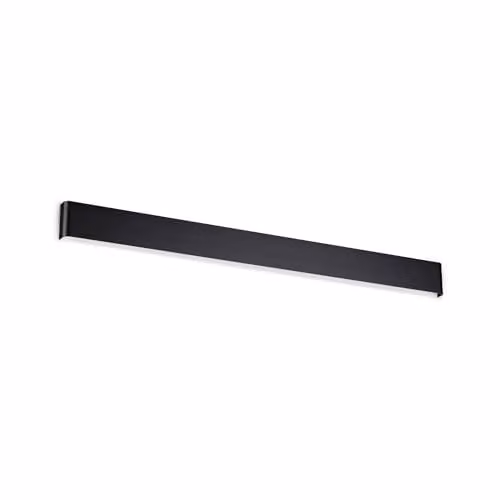Ideal Lux Netlighting Delta 110cm Integrated LED Wall Lamp, Black, 3000K Warm White – 1