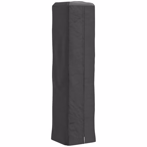 Outsunny Heavy Duty Black Polyester Gas Pyramid Patio Heater Cover