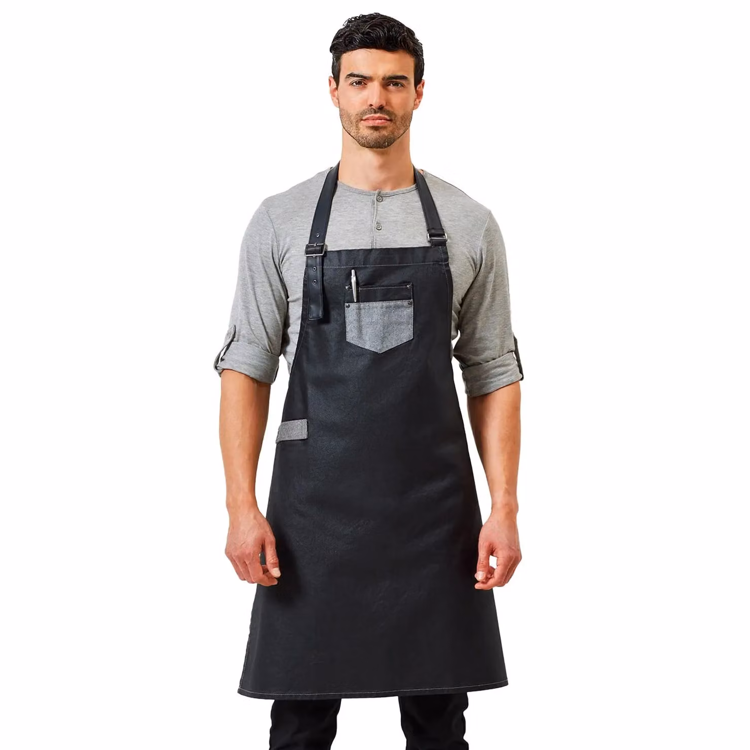 Premier Bibbed Apron in Black – 2