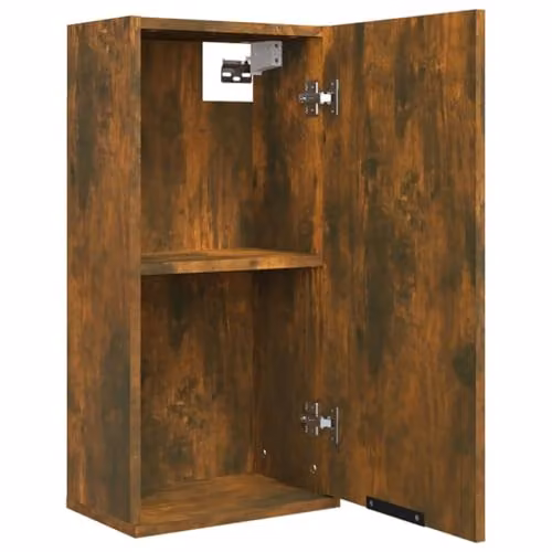 vidaXL Modern Wall-mounted Bathroom Cabinet in Brown, W/D/H: 32 x 20 x 67 cm – 5