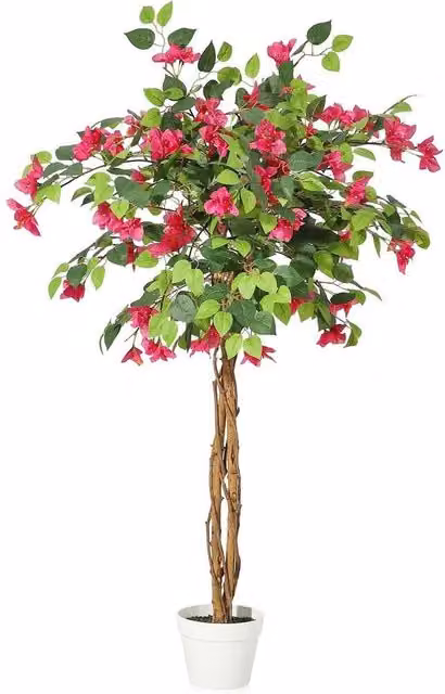 VOGREX Artificial Bougainvillea Tree in Pink, Green and Multicolour