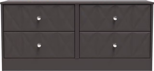 2 U Memphis Ready Assembled 4 Drawer Bed Box in Dark Grey – 1