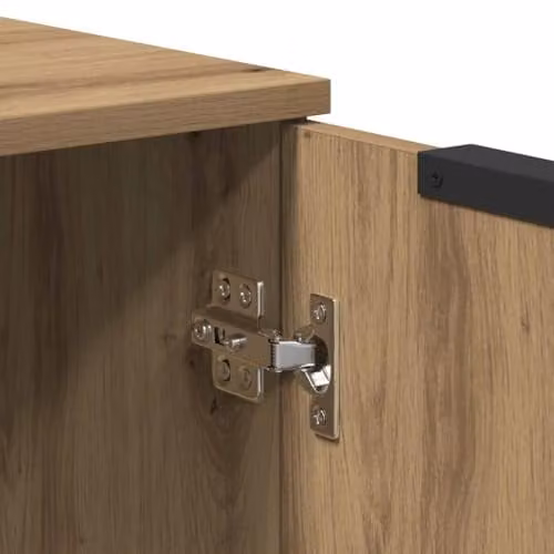 vidaXL Artisan Oak Sideboard in Brown, W/D/H: 90.5 x 30 x 70 cm – 5