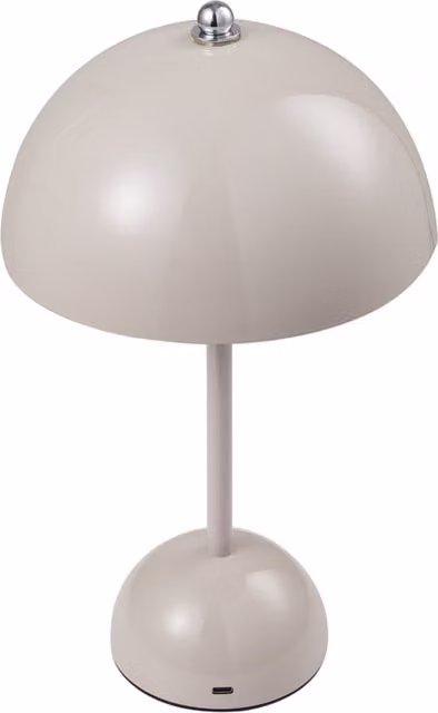 Livingandhome Dimmable Acrylic Lampshade Table Lamp in Grey