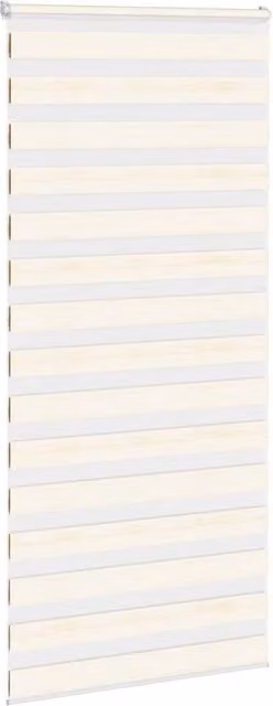 Berkfield Home Elegant Zebra Blind in Marble Beige, W: 105 cm, H: 200 cm