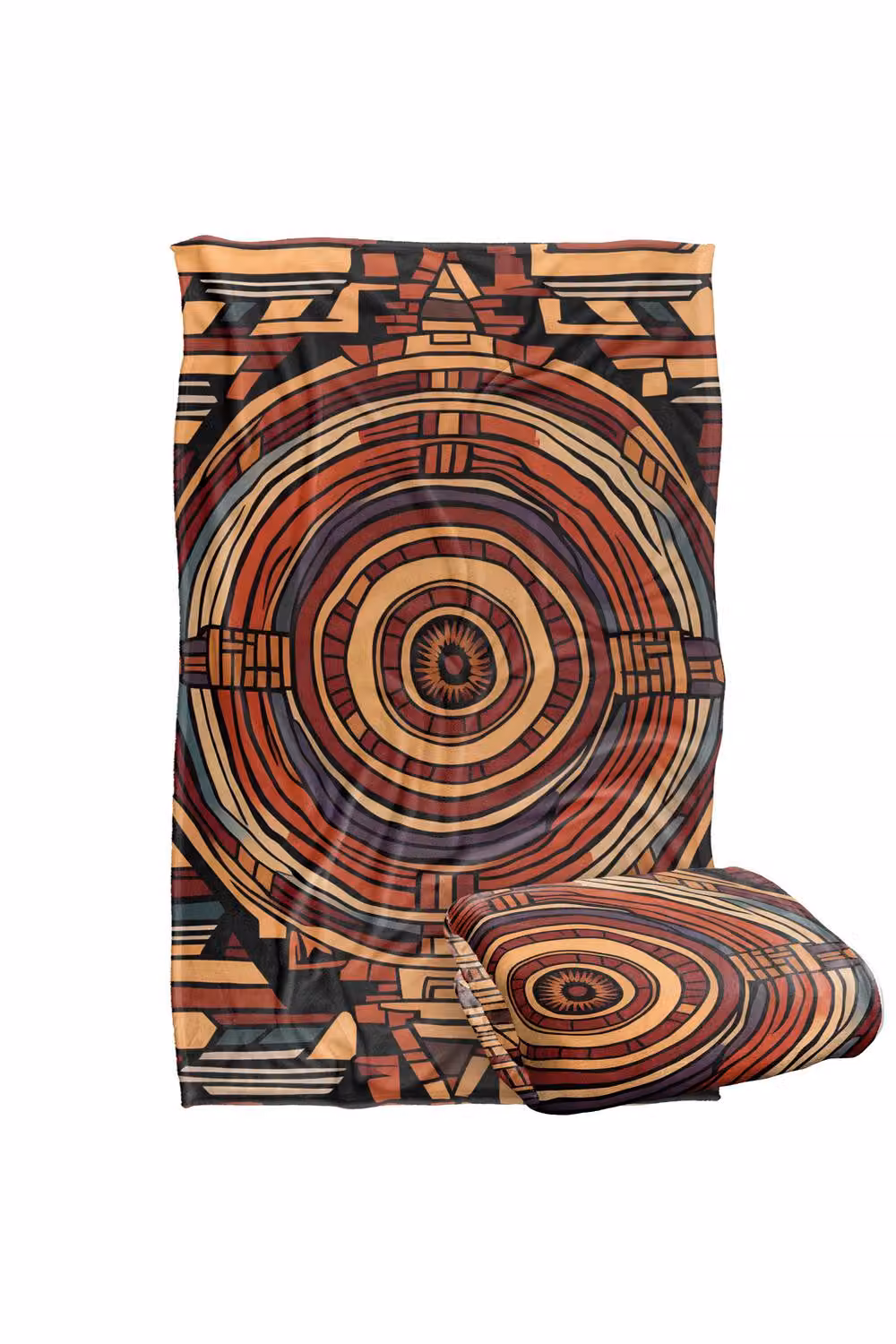 JQ Licensing James Piazza Aztec Pattern Silky Touch Super Soft Fleece Throw Blanket, Multicolour, W: 91 cm, D: 147 cm – 7