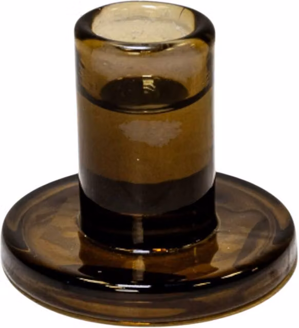 Four Candle Modern Round Glass Tabletop Candle Holder in Green