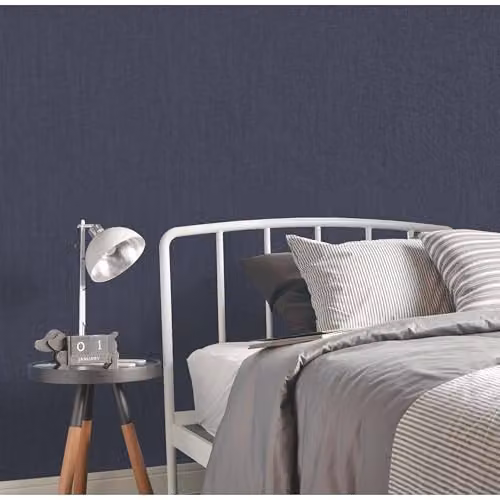 Galerie Deauville 2 Grey Linen Style Abstract Minimalist Wallpaper Roll – 2