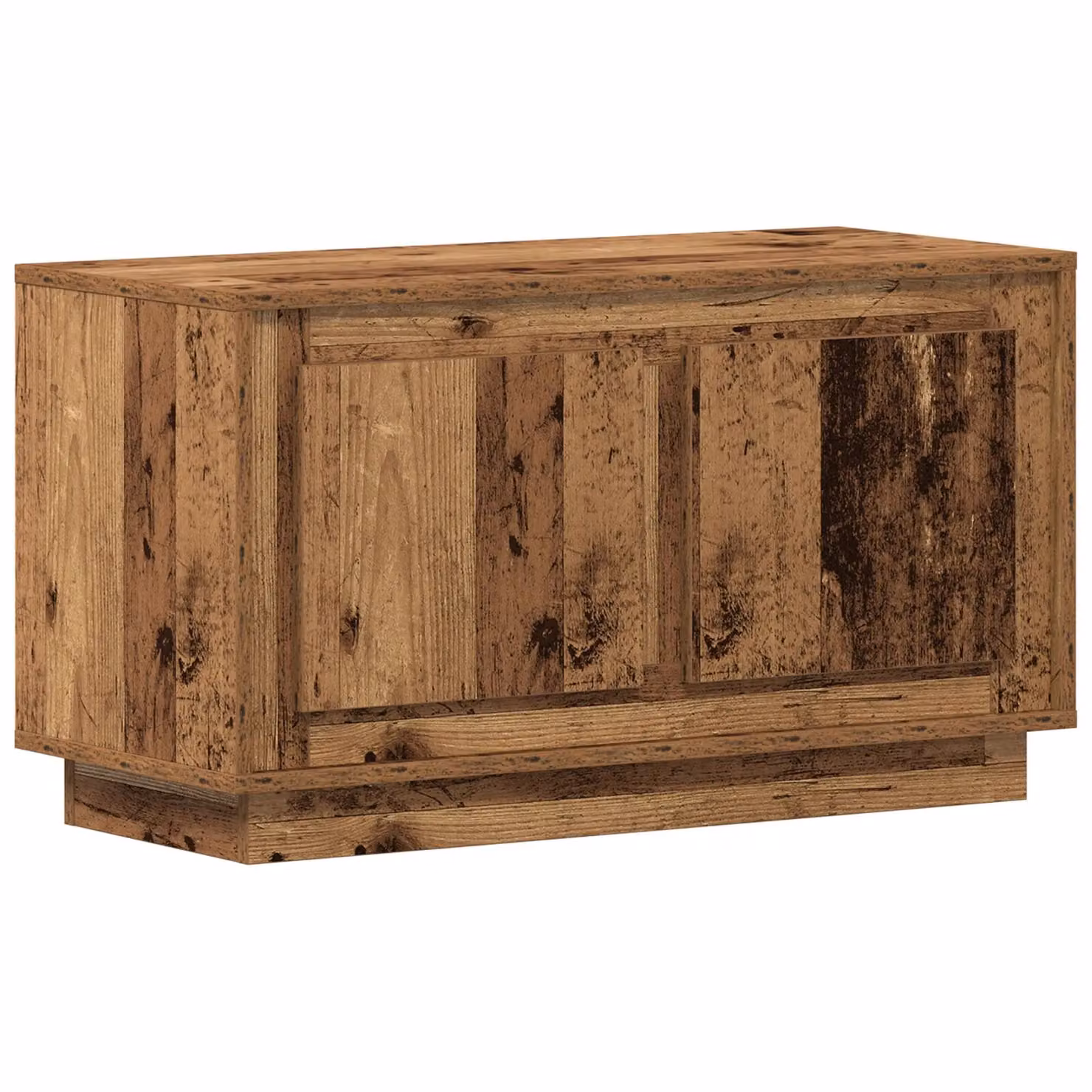 Berkfield Home Rustic Old Wood TV Cabinet in Brown, W/D/H: 80 x 35 x 45 cm – 2