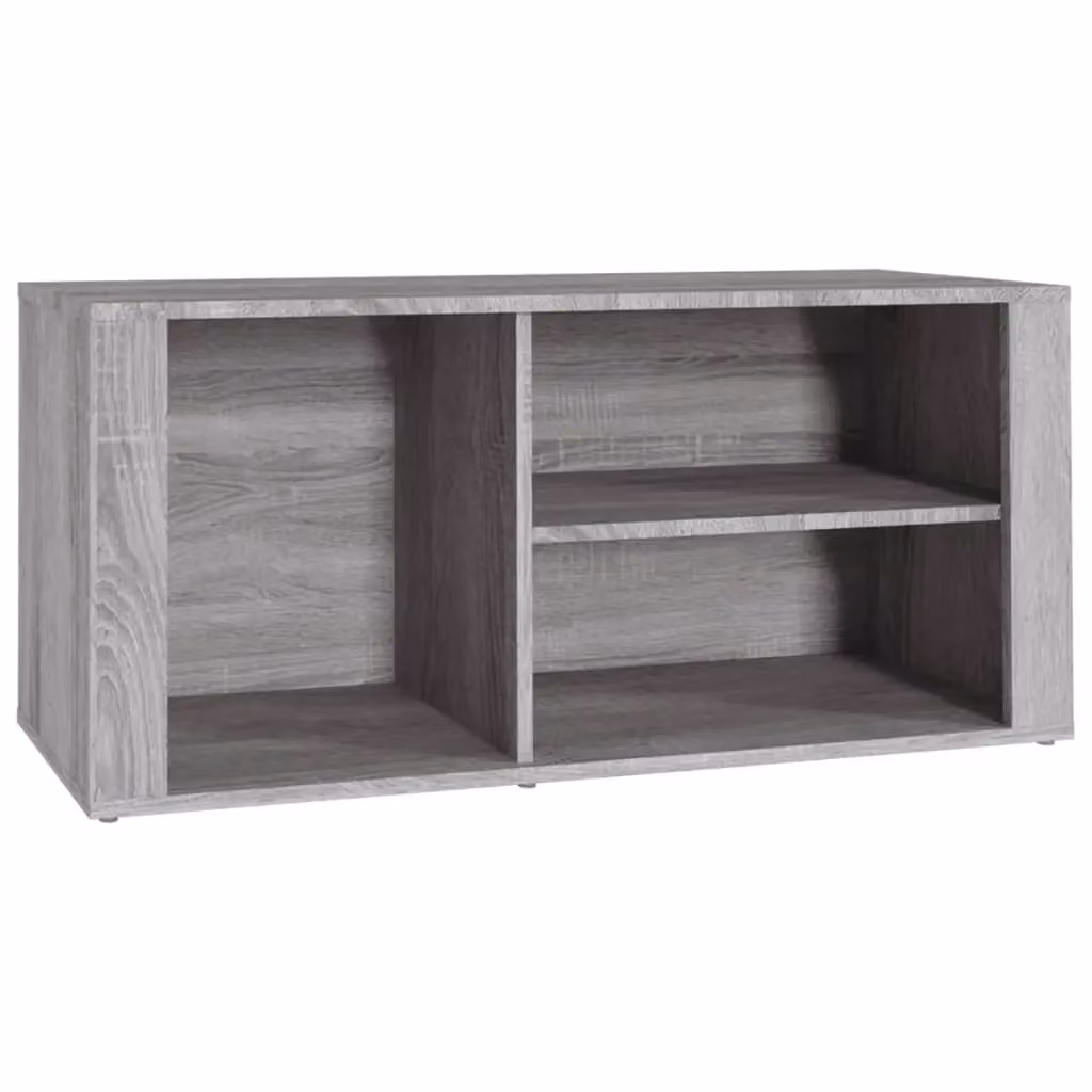 Berkfield Home Grey Sonoma Shoe Cabinet with Integrated Seat, W/D/H: 100 x 35 x 45 cm – 2