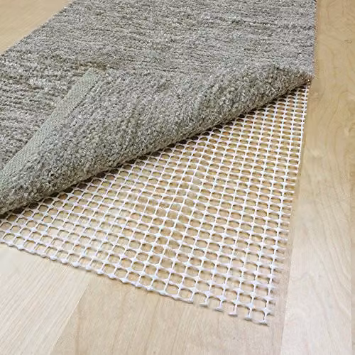 Country Club Anti Slip Rug Mat, White – 2