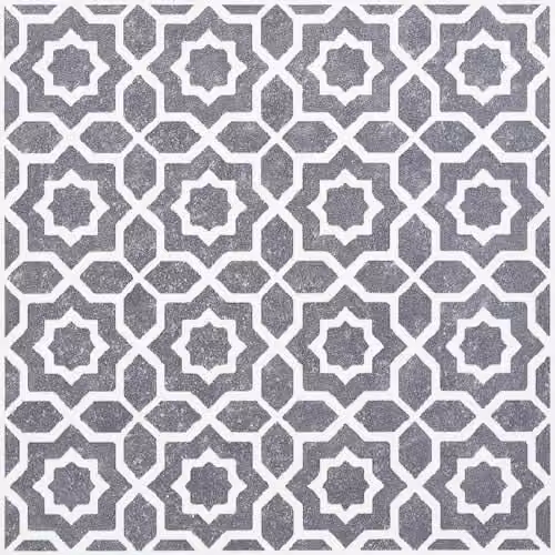 d-c-fix Set of 6 Self-Adhesive Tile Stickers, Lina Grey, Water-Resistant Mosaic Wall Film for Kitchen and Bathroom, 15 x 15 cm