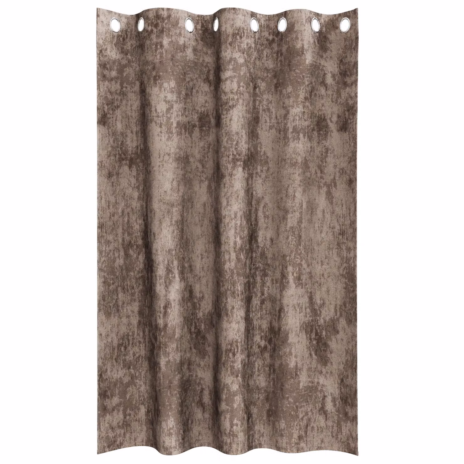 Berkfield Home Cappuccino Brown Eyelet Curtains, Polyester, W: 140 cm, H: 175 cm – 3