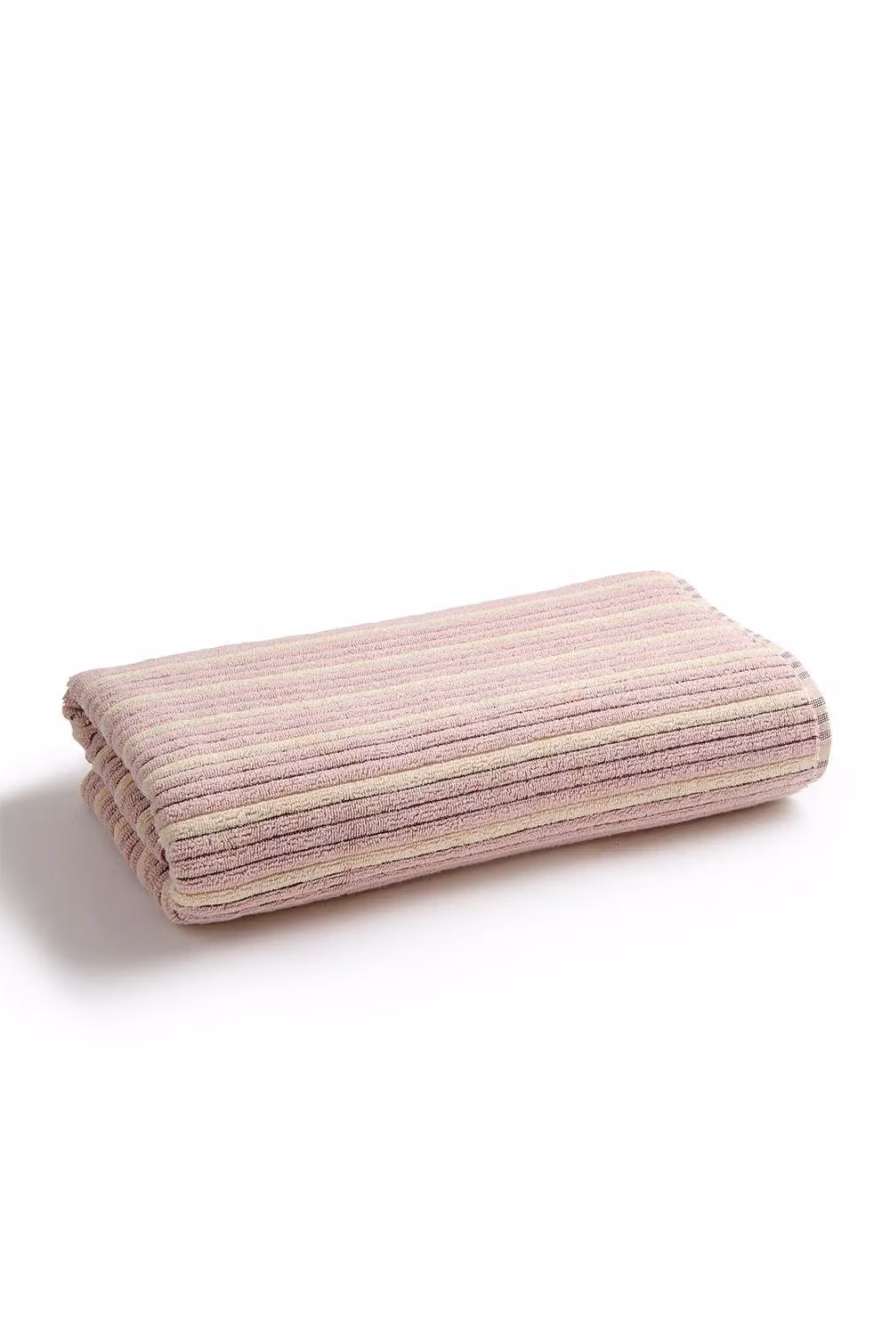 CHRISTY Darwin Reversible Pink Ribbed Turkish Cotton Towel
