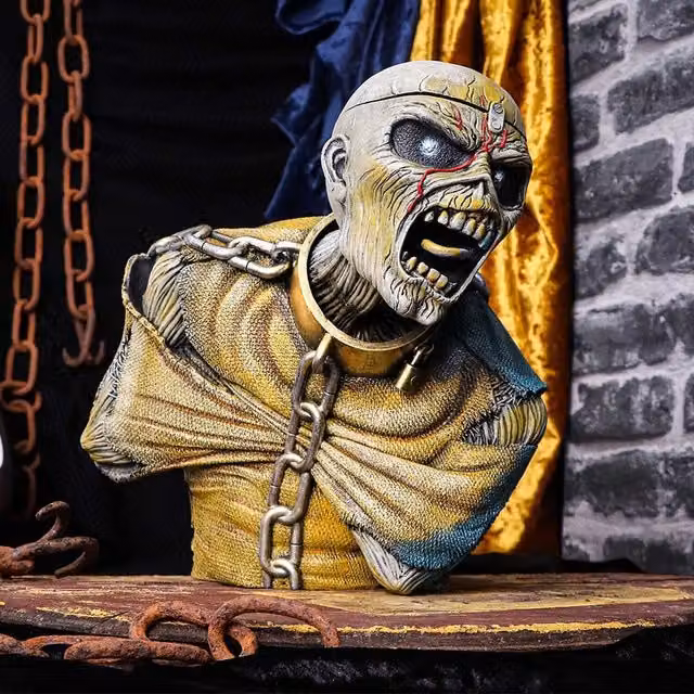 Nemesis Now Iron Maiden Piece of Mind Tabletop Bust, Multicolour, Height: 25 cm