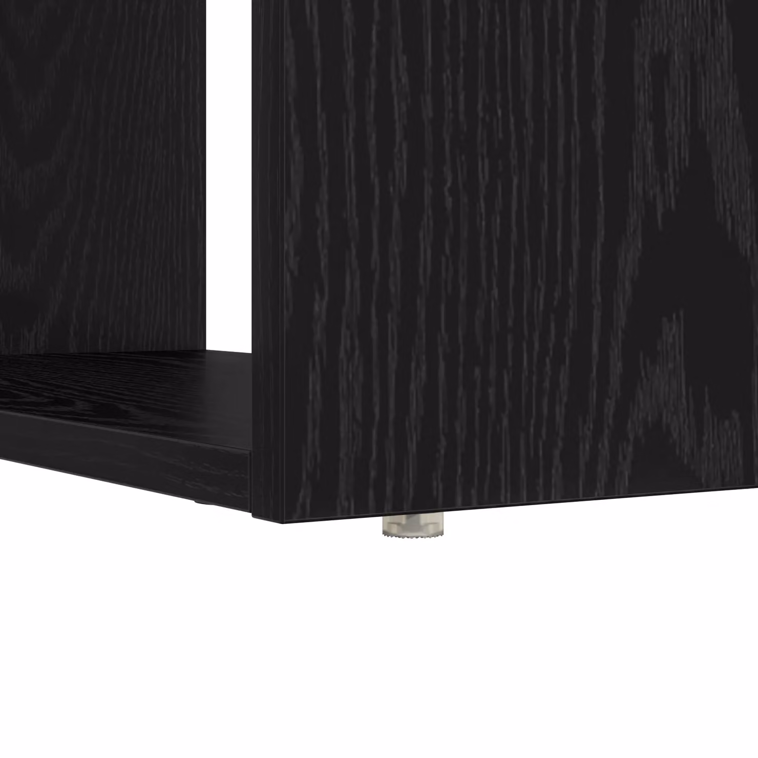 Berkfield Modern Writing Desk with Storage in Black Oak, W/D/H: 113 x 54 x 120 cm – 6