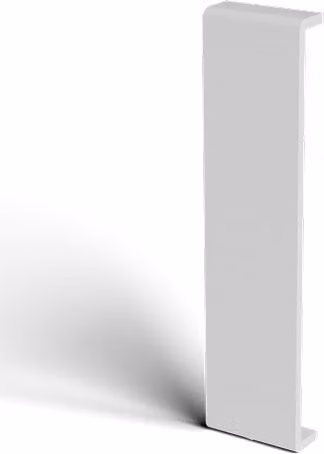 Freefoam White Fascia Capping Box End Board, 410mm x 1.25m (10mm thickness)