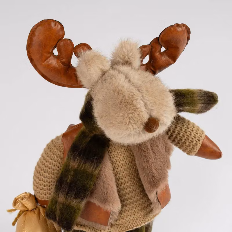 Scottish Everlastings Ltd Brown Plush Reindeer Tabletop Decoration, Height: 46 cm – 3