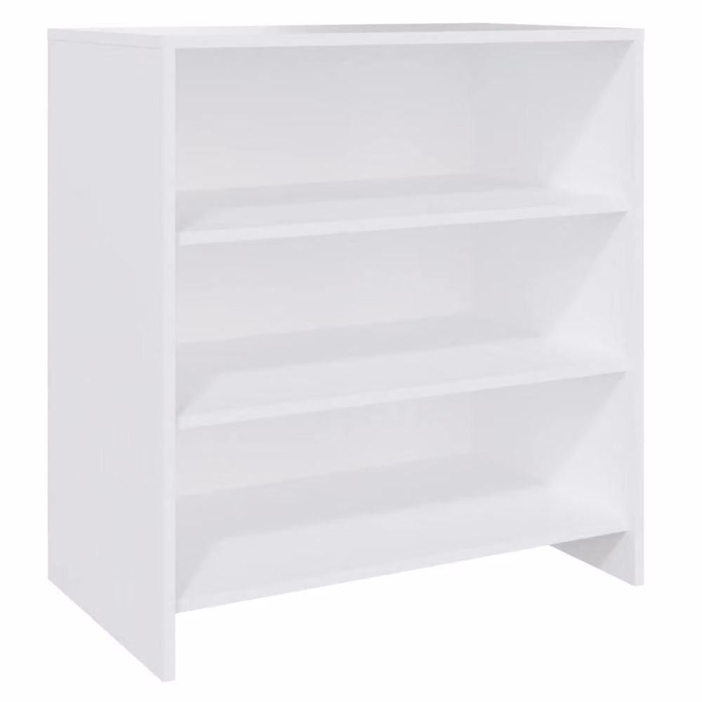 Berkfield Home White Minimalist Sideboard in Matt MDF, W/D/H: 70 x 40.5 x 75 cm – 3