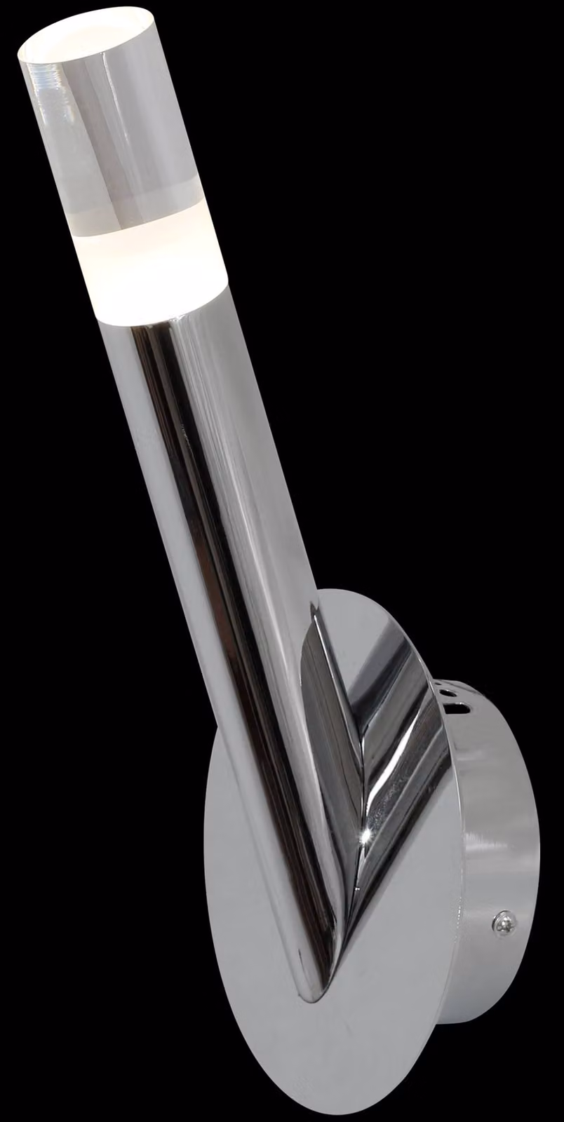 Milagro Ice LED Wall Lamp in Chrome and Metallic Silver with Bulb Included – 4