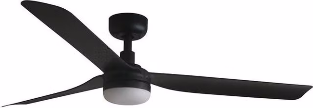 Netlighting Punt Smart LED Ceiling Fan, Matt Black, 132 cm – 3