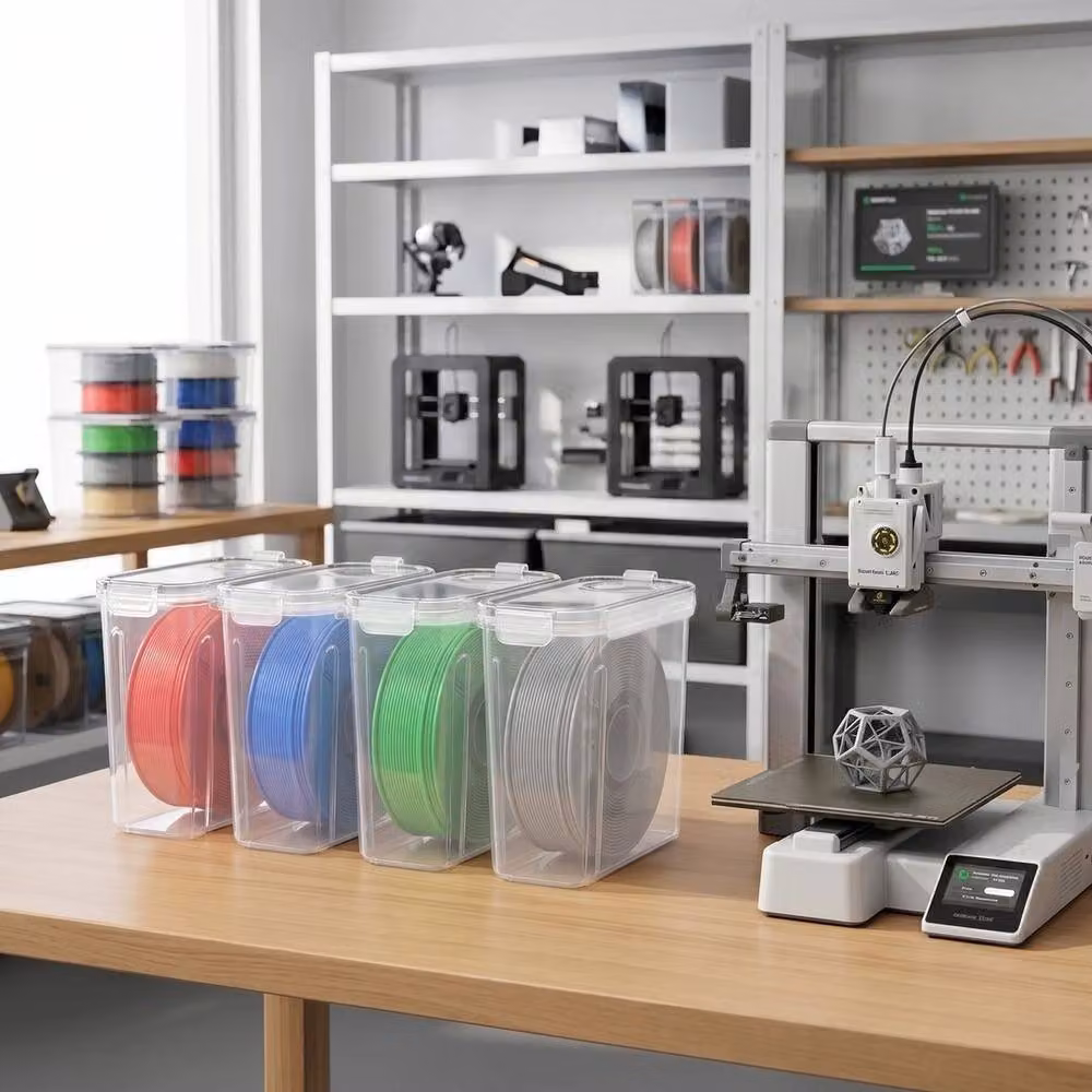 Nordara Airtight Filament Storage Box with Lid, Transparent, W/D/H: 23.6 x 11.0 x 11.0 cm – 4