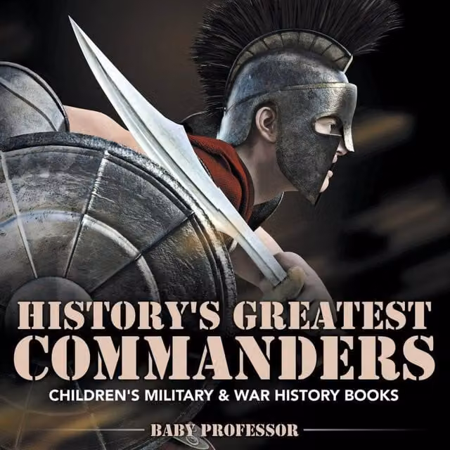 Baby Professor History's Greatest Commanders Children's Military War History Multicolour Paper Book