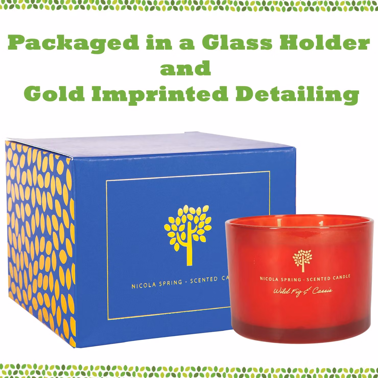 Nicola Spring Lemongrass Scented Soy Wax Votive Candles, Pack of 3, 130g each – 4