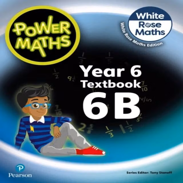 Josh Lury Power Maths 2nd Edition Textbook 6B Multicolour Paperback
