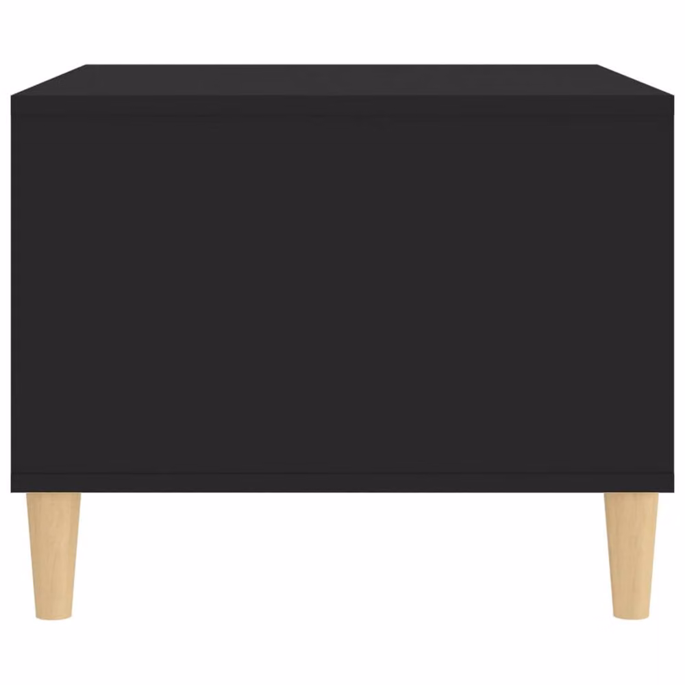 Berkfield Home Modern Black Coffee Table, W/D/H: 60 x 50 x 40 cm – 4