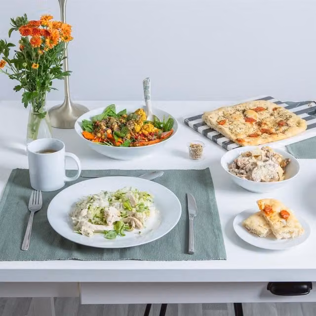 Argon Tableware 30 Piece Solid White Dinner Service Set