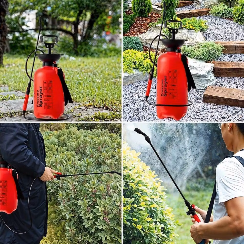 EONLION Red Manual Garden Pressure Sprayer, 8L – 5