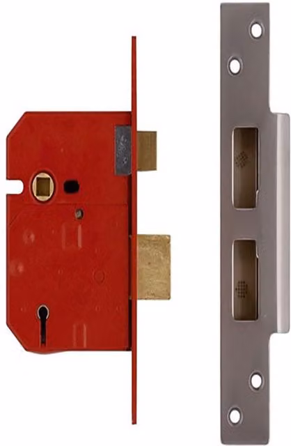 Hiatt Hardware Three Lever Sash Lock in Silver
