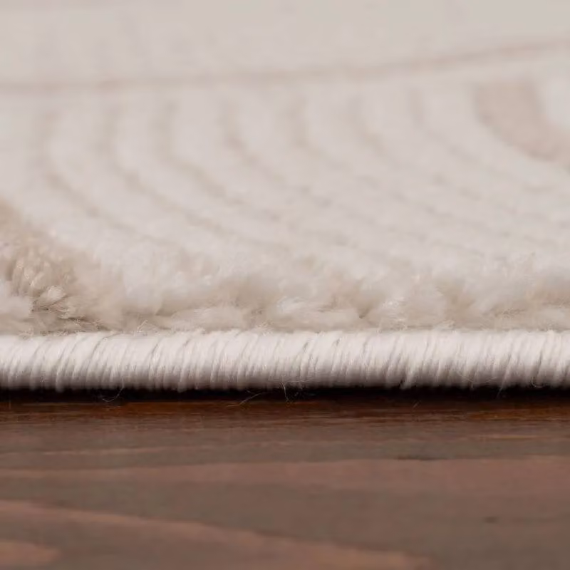 THE RUGS Carmel Modern Arch Design Soft Pile Area Rug and Runner in Beige, W: 80 cm, L: 300 cm – 3