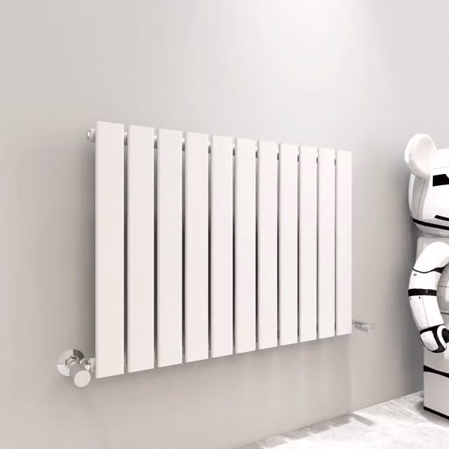 MCC Direct Designer Flat Panel Single Radiator, White, H: 74.8 cm, W: 60 cm – 1