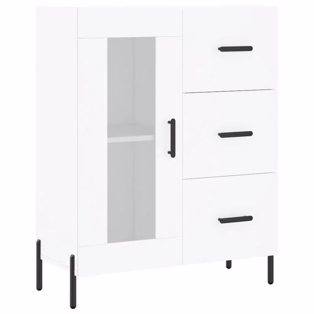 Berkfield Home White Sideboard W/D/H: 69.5 x 34 x 90 cm – 2