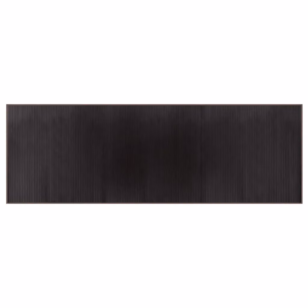 Berkfield Home Rectangular Bamboo Rug in Brown, W/D/H: 100 x 300 cm – 2