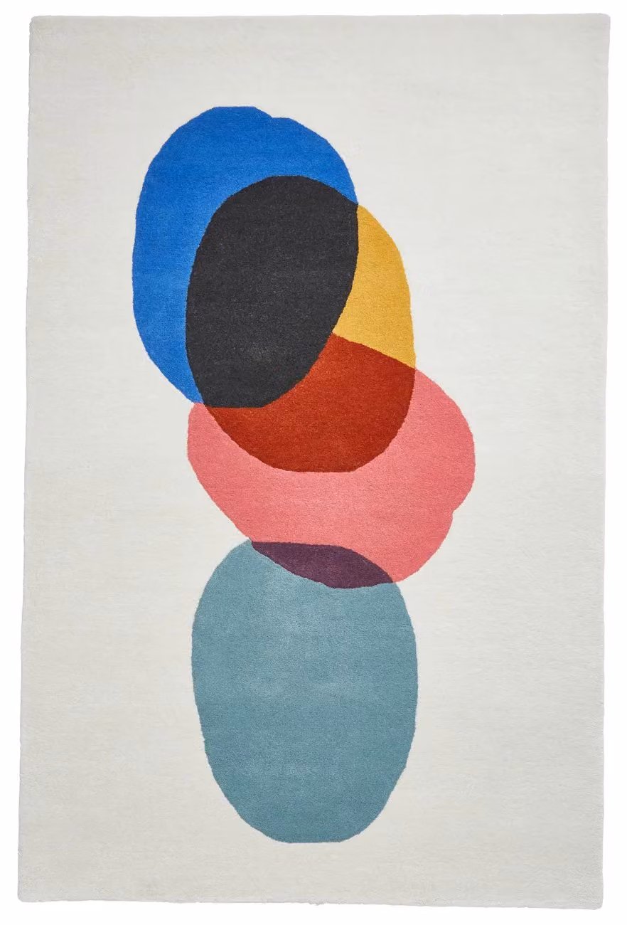 The Rug Shop UK Multi Wool Modern Abstract Easy to Clean Area Rug, Multicolour, W: 150 cm, L: 230 cm – 4