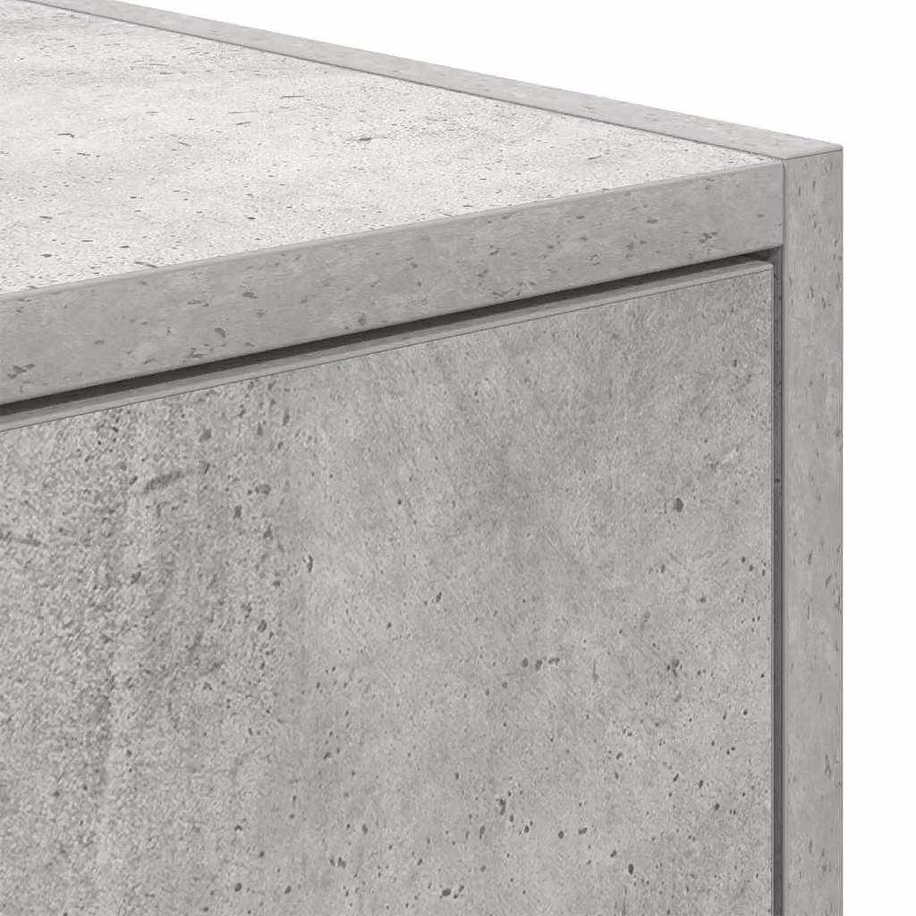 Berkfield Home TV Cabinet in Concrete Grey, W/D/H: 100 x 31 x 25.5 cm – 4