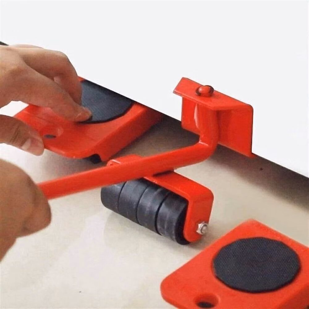 NESTLUNE Heavy Furniture Lifter and Easy Moving Slider in Red, W: 1000 cm, D: 52 cm – 5